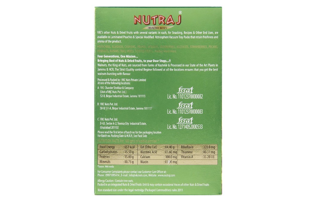 Nutraj Super Walnut Kernels    Pack  250 grams
